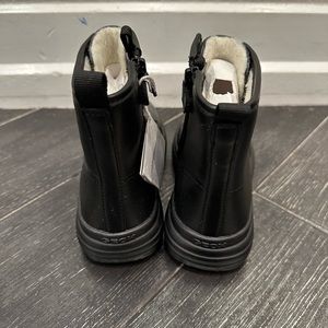 Geox girls warm lined leather boots